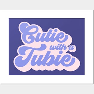 Cutie With A Tubie Feeding Tube Awareness G-button G-tube Posters and Art